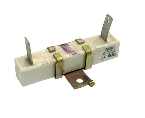 Iwaki 20SHT Resistor 0.02 Ohms W/ Mounting Bracket