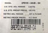 Barksdale EPD1H-AA40-Q4 Econotrol Pressure Differential Switch 3-40 PSI