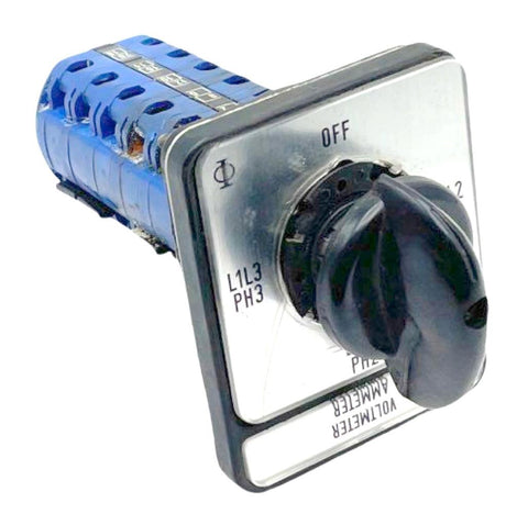 Kraus & Naimer CA11 4-Position Rotary Selector Switch 600VAC 3-Pole