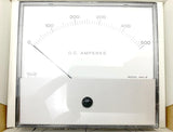 Tripplett 420-G Ammeter 0-500 DC Amperes Panel Meter 0-1000DCMV
