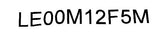 Finecables LE00M12F5M Female Molded Cable M12 Connector Unshielded