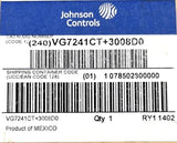 Johnson Controls VG7241CT+3008D0 Control Valve NPT 1/2IN 2-Way Brass