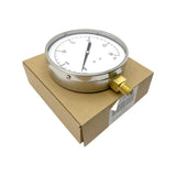 Zoro Select 18C747 Pressure Gauge 0-30 PSI Stainless Steel Brass Fitting