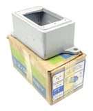 O-Z Gedney FS-1-50 Single Gang Rigid Cast Iron Device Outlet Box 1/2" HUB