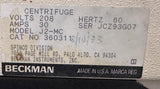 Beckman J2-MC Refrigerated Centrifuge 208V 60 Hz 30A 360311