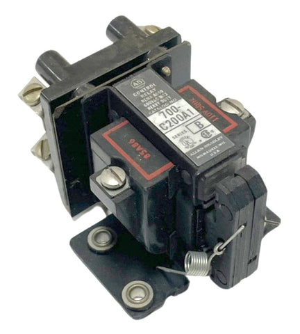 Allen-Bradley 700-C200A1 Ser. B 2-Pole Control Relay 600VAC 110/120V Coil