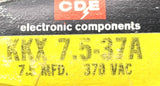 Cornell-Dubilier KKX 7.5-37A Motor Start Capacitor 7.5-37A 370VAC