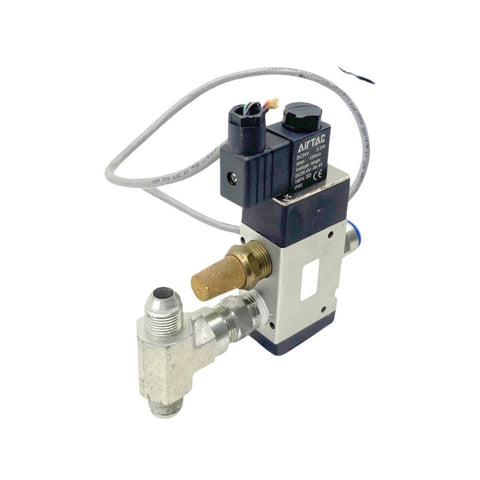 JELPC 3V410-15 Solenoid Valve .15-.8MPa 3/2-1/2 IN -20°/70°C 220 VAC Aluminum