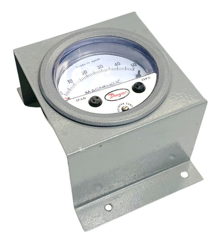 Dwyer Magnehelic 605-50 Indicating Transmitter 0-50 Inches Of Water 11PSIG Max