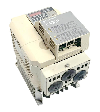 Yaskawa CIMR-VU4A0004FAA Rev. C Variable Frequency Drive 3-Phase 480V 4.1A