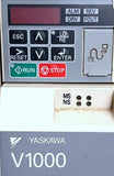 Yaskawa CIMR-VU4A0004FAA Rev. C Variable Frequency Drive 3-Phase 480V 4.1A