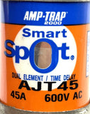 Lot of (3) Ferraz Shawmut AJT45 Amp-Trap 2000 Dual Element Fuse 45A 600VAC