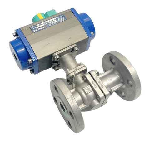 KlingerDK 075 F5/7 Q14 Pneumatic Actuator Valve 6/6 Spring 142PSI 80°C Max