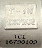 PinAcle 16798109 Ball Valve 1IN-316 1000WOG Stainless Steel Threaded W-NPT