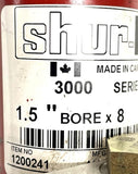 Shur-Lift 1200241 3000 Series Hydraulic Cylinder 1.5" Bore x 8" Stroke