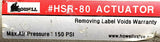 Howell HSR-80 Pneumatic Valve Actuator 150PSI Max Air Pressure