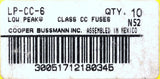 Buss LP-CC-6 Low-Peak Time Delay Fuse 6A 600VAC Class CC - Box of (10)