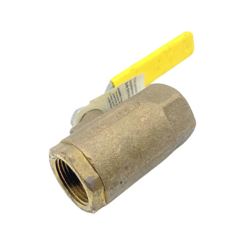 Apollo 70-105-01 Ball Valve 1IN 600WOG -20/450°F Female NPT Bronze/Brass