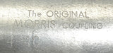 Morris 4-4C Galvanized Steel Compression Pipe Coupling 4-4.5" OD 8" Length