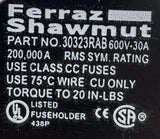 Ferraz Shawmut 30323RAB Fuseholder 30A 600V Class CC Fuses