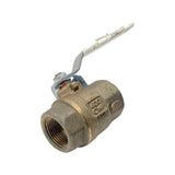 Apollo 77CLF-105-01 Ball Valve 1IN 600CWP -20/450°F Female NPT Bronze/Brass