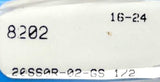 Milwaukee Valve Company 20SS0R-02-GS Ball Valve 1/2" 2000WOG Stainless Steel