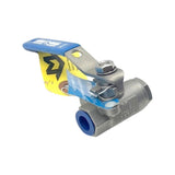 Milwaukee Valve Company 20SS0R-02-GS Ball Valve 3/8" 2000WOG Stainless Steel