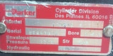 Parker T2HS18 Hydraulic Cylinder 1-1/2" Bore 1/2" Stroke 3000 Envelope Pressure