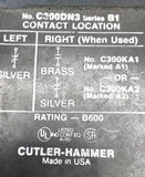 Cutler-Hammer C300DN3 Series B1 Overload Relay B600 Rating 3-Pole