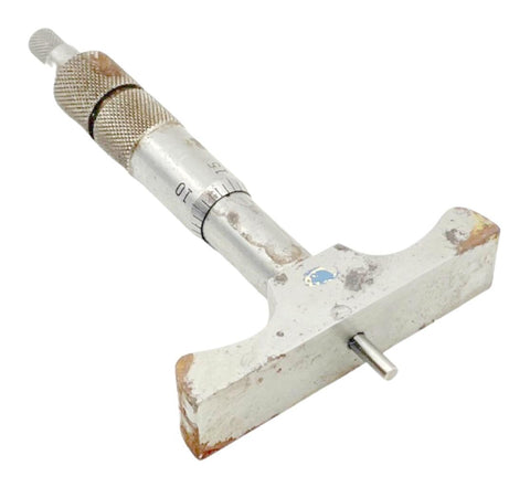 Brown & Sharpe 607 Mechanical Depth Micrometer Machinist Tool 0-9"