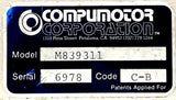 COMPUMOTOR M839311 Stepper Motor Drive 120VAC 1 Input/Output