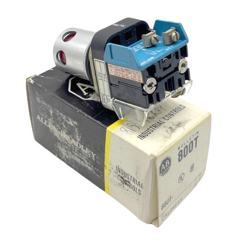 Allen Bradley 800T-QA12RD1R Red Push Button 12V AC/DC Type 4/13