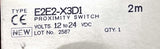 Omron E2E2-X3D1 Proximity Switch 12/24VDC 2M Hard Wired & Threaded