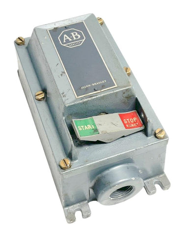 Allen-Bradley 609-BEW Ser. F Manual Starting Switch 3-Phase Size 1 Push Button