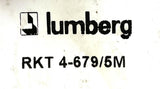 Lumberg RKT 4-679/5M Cable Cordset Female Quick Connector 5M Length Orange