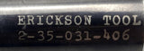 Erickson Tool 2-35-031-406 Collet Chuck Floating Tap Tool Holder 1" Shank