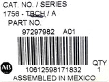Allen-Bradley 1756-TBCH/A ControlLogix 36-Pin Screw Terminal Block 97297982