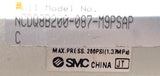 SMC NCDQ8B200-087-M9PSAP Compact Pneumatic Cylinder 200PSI Max Pressure 1.37MPa