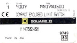 Square D MS07S0500 Compact Enclosed Limit Switch