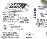 System Sensor 2451TH 400 Series Photoelectric Smoke Detector .34 - .70 Volts