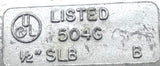 (Lot Of 3) Fastolet 504G Conduit Outlet Body 1/2IN SLB Form B 1.8 Cubic IN