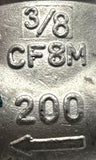 Sharpe 20276 Swing Check Valve 3/8IN CF8M 200NPT Stainless Steel Threaded