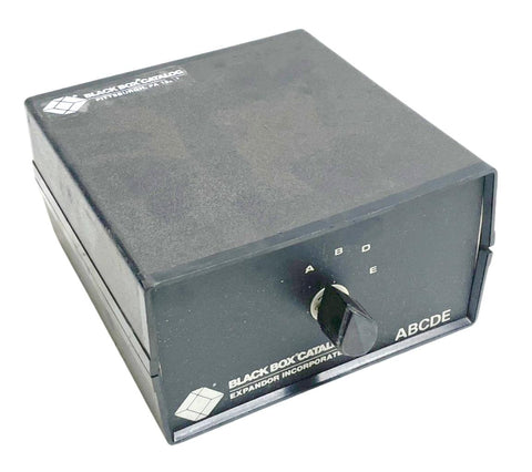 Expandor Incorporated Black Box Catalog ABCDE 5-Position Manual Switch Module