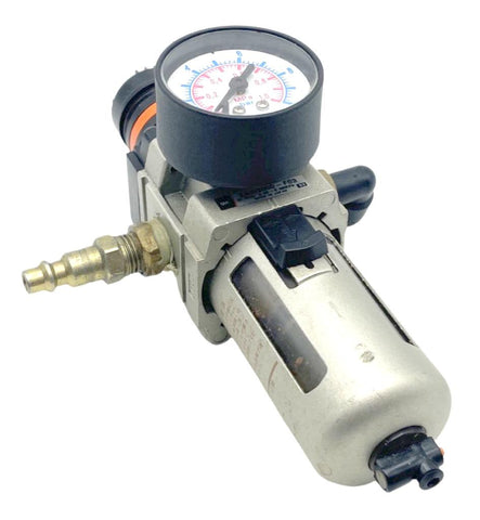 SMC EAW3000-F03 Pneumatic Filter Regulator W/ Gauge 3/8" NPT .05-0.85 MPa