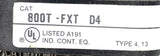 Allen-Bradley 800t-FXT Ser. T  D4 Red Twist Release Push Button Switch Type 4,13