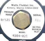 Watts R384-02C Pneumatic Regulator 1/4" NPT 0-125PSI Range 300PSIG Max