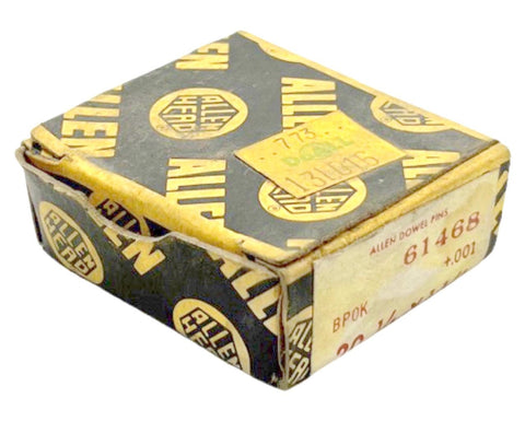 Allen Head 61468 Dowel Pins 1/4 x 1-1/4 +.0002 (20 Count)