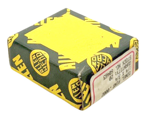 Allen Head 60465 Dowel Pins 1/4 x 3/4 +.0002 (20 Count)