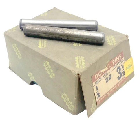 Standard Screw Company 1/2" x 3-1/2" Dowel Pins +.0002 Metal Finish
