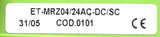 EUROTEK  ET-MRZ04/24AC-DC/SC  Relay Breakout Circuit Board Assembly